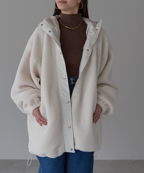 mare撥水性 ミドルアラインブルゾン アイボリー Water Repellent】Middle Aline Blouson – maré（マレ）オンラインストア