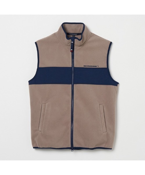 セール】【Rosasen/GOLF】ウォームシールドフリース フルジップ切替