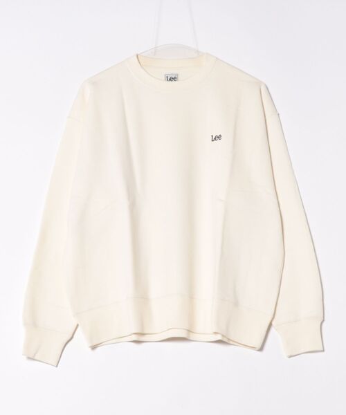 Lee(リー)の「バックビッグロゴスウェット【アウトレット店舗・WEB限定】(スウェット・メンズ・レッド/グリーン/アイボリー/チャコール・SMALL/MEDIUM/LARGE/X-LARGE)」の6枚目の写真