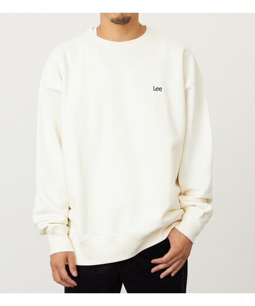 Lee(リー)の「バックビッグロゴスウェット【アウトレット店舗・WEB限定】(スウェット・メンズ・レッド/グリーン/アイボリー/チャコール・SMALL/MEDIUM/LARGE/X-LARGE)」の10枚目の写真