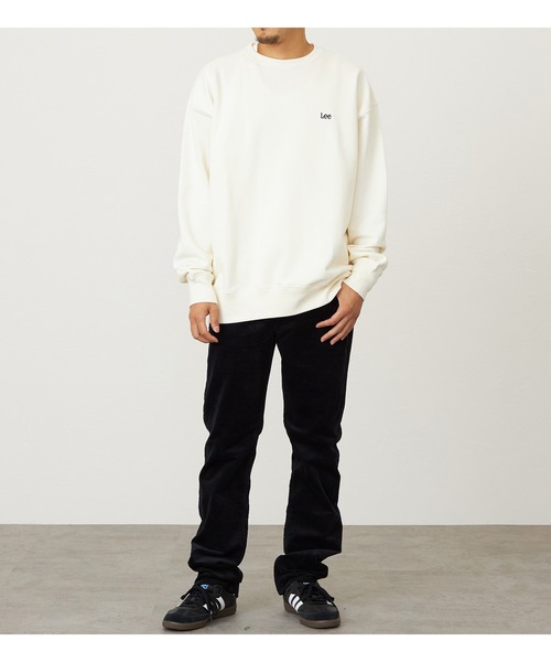 Lee(リー)の「バックビッグロゴスウェット【アウトレット店舗・WEB限定】(スウェット・メンズ・レッド/グリーン/アイボリー/チャコール・SMALL/MEDIUM/LARGE/X-LARGE)」の15枚目の写真