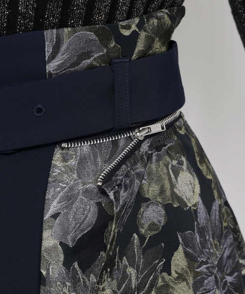 HARE（ハレ）の「アートジャガード2WAYスカート(HARE)（スカート・レディース・グリーン/パープル/ネイビー/グリーン系その他・FREE）」の17枚目の写真