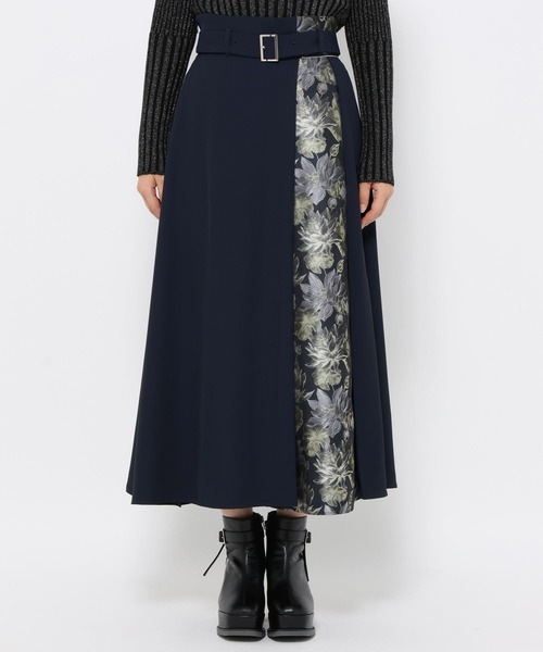 HARE（ハレ）の「アートジャガード2WAYスカート(HARE)（スカート・レディース・グリーン/パープル/ネイビー/グリーン系その他・FREE）」の20枚目の写真