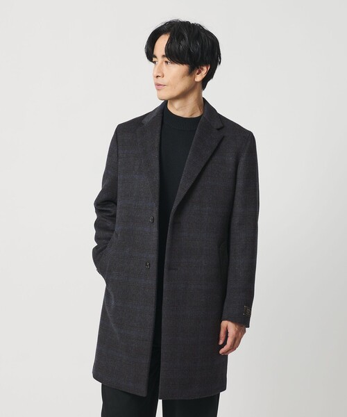 極美品 近年モデル】ビューティーユース チェスターコート ウール M