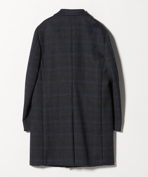 120 メルトン チェック チェスターコート（チェスターコート