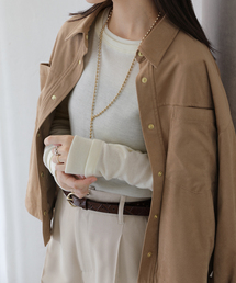 La TOTALITE | 【洗える】配色ウールテレコカットソー(Tシャツ/カットソー)