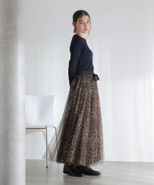 La TOTALITE（ラトータリテ）の「【洗える】配色ウールテレコカットソー（Tシャツ/カットソー・レディース・ネイビー/ホワイト/グレー・FREE）」の17枚目の写真