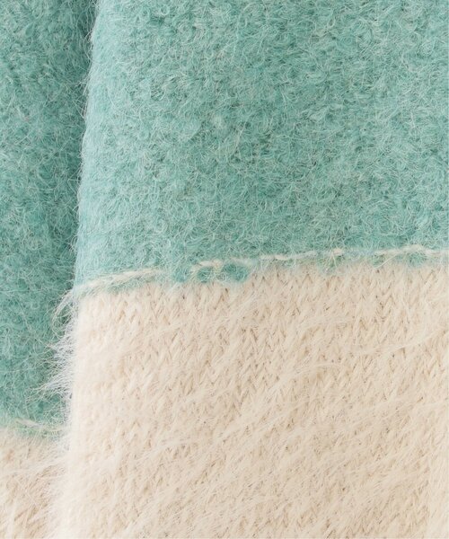 ikka(イッカ)の「【親子コーデ】ブークレーフェザー切り替えニット(120~160cm)(ニット/セーター・キッズ・ベージュ/ブルー・120/130/140/150/160)」の12枚目の写真