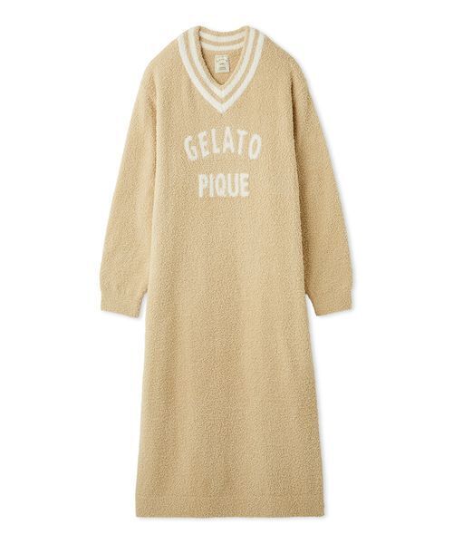 完売品、人気色、新品、未使用、タグつきジェラートピケベビモコプレッピーワンピース べビモコプレッピーワンピース（ルームウェア/パジャマ）｜gelato