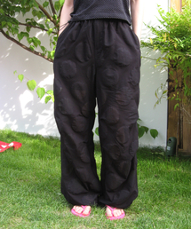 RONRON（ロンロン）の「AIRY DOT SHEER STRING PANTS BLACK（スウェットパンツ）」