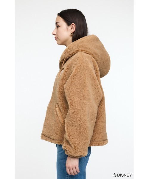 Disney SERIES CREATED by MUS(ディズニーシリーズクリエイテッドバイエムユーエス)の「MD KISSING BOA HOODIE ジャケット(その他アウター・レディース・オフホワイト/ベージュ/ブラック・FREE)」の21枚目の写真