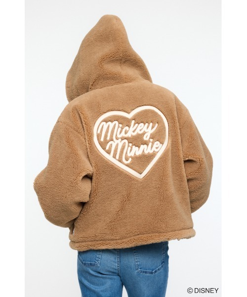 Disney SERIES CREATED by MUS(ディズニーシリーズクリエイテッドバイエムユーエス)の「MD KISSING BOA HOODIE ジャケット(その他アウター・レディース・オフホワイト/ベージュ/ブラック・FREE)」の22枚目の写真