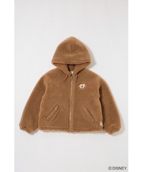 Disney SERIES CREATED by MUS(ディズニーシリーズクリエイテッドバイエムユーエス)の「MD KISSING BOA HOODIE ジャケット(その他アウター・レディース・オフホワイト/ベージュ/ブラック・FREE)」の9枚目の写真