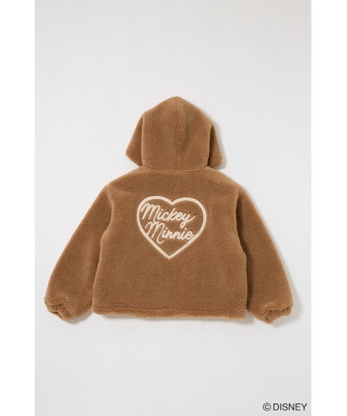 Disney SERIES CREATED by MUS(ディズニーシリーズクリエイテッドバイエムユーエス)の「MD KISSING BOA HOODIE ジャケット(その他アウター・レディース・オフホワイト/ベージュ/ブラック・FREE)」の10枚目の写真