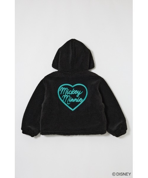 Disney SERIES CREATED by MUS(ディズニーシリーズクリエイテッドバイエムユーエス)の「MD KISSING BOA HOODIE ジャケット(その他アウター・レディース・オフホワイト/ベージュ/ブラック・FREE)」の12枚目の写真