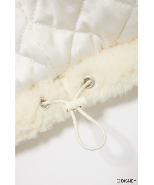 Disney SERIES CREATED by MUS(ディズニーシリーズクリエイテッドバイエムユーエス)の「MD KISSING BOA HOODIE ジャケット(その他アウター・レディース・オフホワイト/ベージュ/ブラック・FREE)」の15枚目の写真