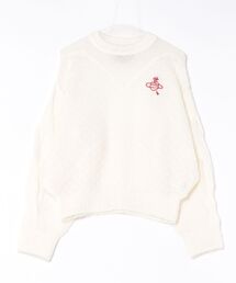 ﾍｱﾘｰﾊｰﾄｲﾝﾀｰｼｬﾆｯﾄﾍﾞｽﾄ（カーディガン/ボレロ）｜Vivienne Westwood