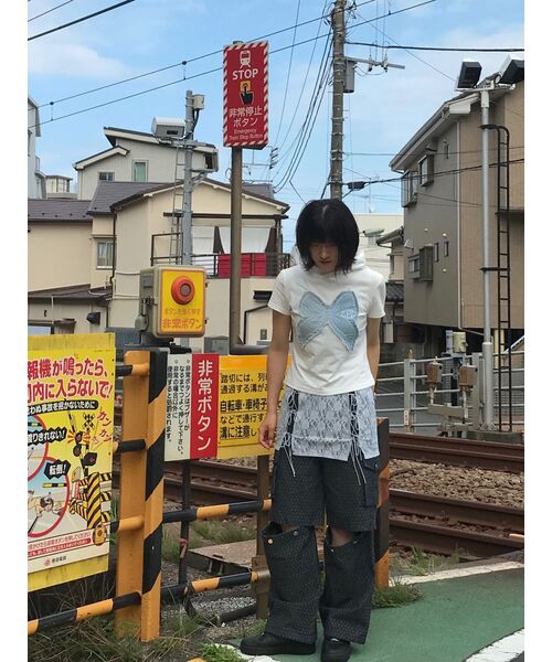 SETUP-EXE(セットアップイーエックスイー)の「LACE LAYERED SKIRT / BLACK(スカート・レディース・その他・OS)」の3枚目の写真