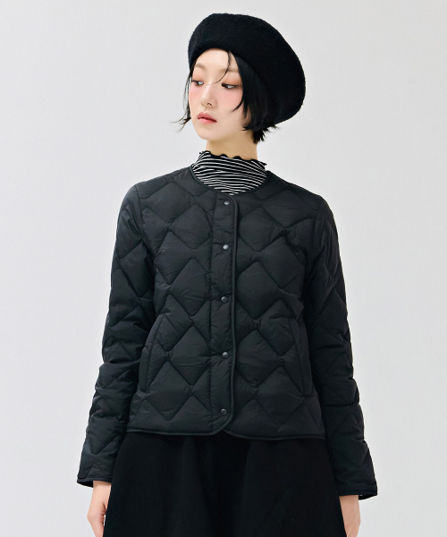 CHASECULT(チェイスカルト)の「女性 軽量ダウンキルティングジャケット-DFZG4751C03(ダウンジャケット/コート・レディース・ブラック・90/100/85/95)」の6枚目の写真