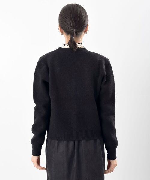 パールフラワーモチーフニットカーディガン（カーディガン/ボレロ