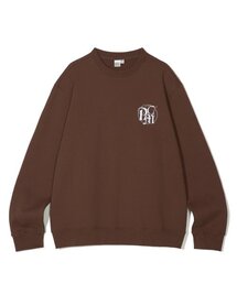 PTM サークルロゴ スウェットシャツ ブラウン