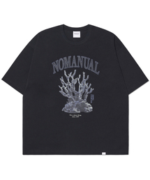 NOMANUAL | METAL CORAL REEF T-SHIRT - BLACK(Tシャツ/カットソー)