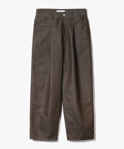 XERO（ゼロ）の「Clean Deep One Tuck Denim Pants [Brown]（デニムパンツ・メンズ・その他・LARGE/MEDIUM/SMALL/X-LARGE）」の21枚目の写真