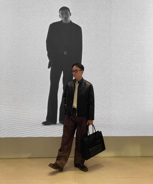 XERO（ゼロ）の「Clean Deep One Tuck Denim Pants [Brown]（デニムパンツ・メンズ・その他・LARGE/MEDIUM/SMALL/X-LARGE）」の14枚目の写真