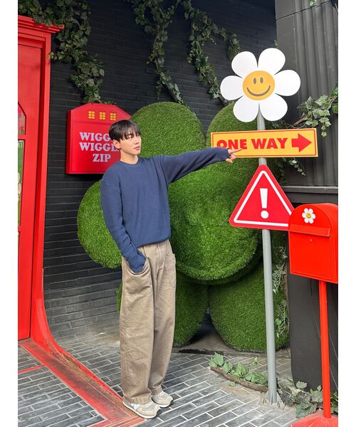 XERO（ゼロ）の「Clean Deep One Tuck Denim Pants [Brown]（デニムパンツ・メンズ・その他・LARGE/MEDIUM/SMALL/X-LARGE）」の6枚目の写真