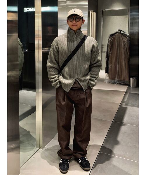 XERO（ゼロ）の「Clean Deep One Tuck Denim Pants [Brown]（デニムパンツ・メンズ・その他・LARGE/MEDIUM/SMALL/X-LARGE）」の7枚目の写真