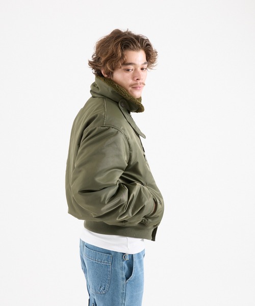 FTW（エフティダブリュー）の「【UNISEX】N-2B COMPACT JACKET（ミリタリージャケット・メンズ・ブラック/カーキ/ボルドー・SMALL/MEDIUM/LARGE）」の22枚目の写真