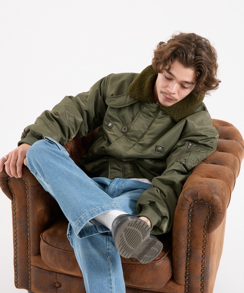 FTW（エフティダブリュー）の「【UNISEX】N-2B COMPACT JACKET（ミリタリージャケット・メンズ・ブラック/カーキ/ボルドー・SMALL/MEDIUM/LARGE）」の16枚目の写真