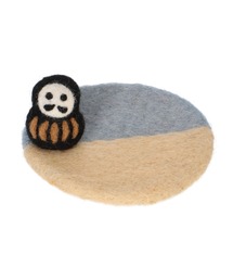 MARK'S（マークス）の「ネパールから届いたエシカルなフェルトこもの フェルトコースター・マスコット付 日本モチーフ マークス（ランチョンマット/テーブルウェア）」