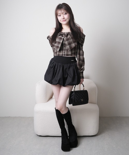 リップサービス（LIPSERVICE）/インナーショーパン付バルーンスカート セール】インナーショーパン付バルーンスカート（スカート