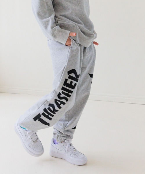 セール】【THRASHER(スラッシャー)】別注ロゴスウェットパンツ(KIDS