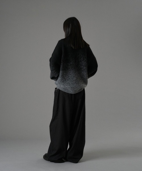 ONCILY（オンシェリー）の「ASSORT SHAGGY ZIP KNIT CARDIGAN / アソートシャギージップニットカーディガン（カーディガン/ボレロ・メンズ・ブルー/ブラウン/ブラック/オリーブ/ダークブラウン/ボルドー/アイボリー/ブラック系その他・LARGE/MEDIUM/SMALL）」の18枚目の写真