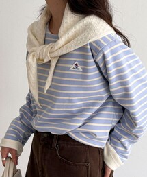 GEVACO（ゲバコ）の「【2WAY仕様】【GEVACO/ゲバコ】裏フリースボートネックTシャツ（Tシャツ/カットソー）」