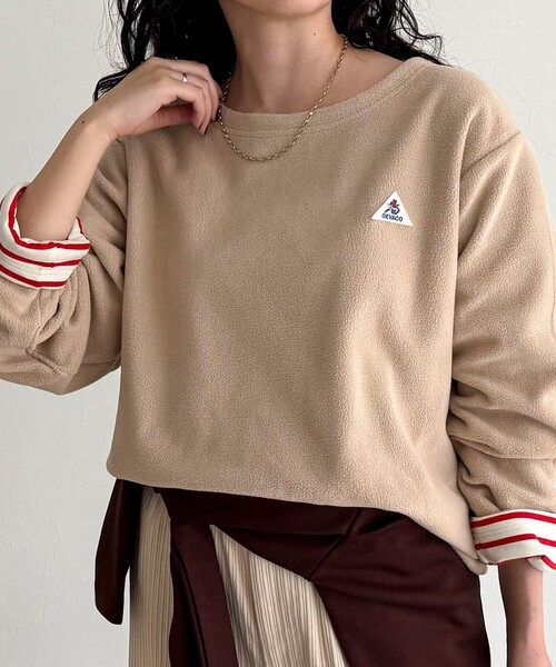 GEVACO（ゲバコ）の「【2WAY仕様】【GEVACO/ゲバコ】裏フリースボートネックTシャツ（Tシャツ/カットソー・レディース・ブルー系その他/ブルー系その他6/ピンク系その他/ブラック系その他・38）」の8枚目の写真