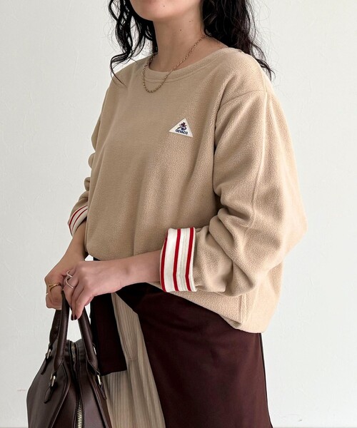 GEVACO（ゲバコ）の「【2WAY仕様】【GEVACO/ゲバコ】裏フリースボートネックTシャツ（Tシャツ/カットソー・レディース・ブルー系その他/ブルー系その他6/ピンク系その他/ブラック系その他・38）」の9枚目の写真