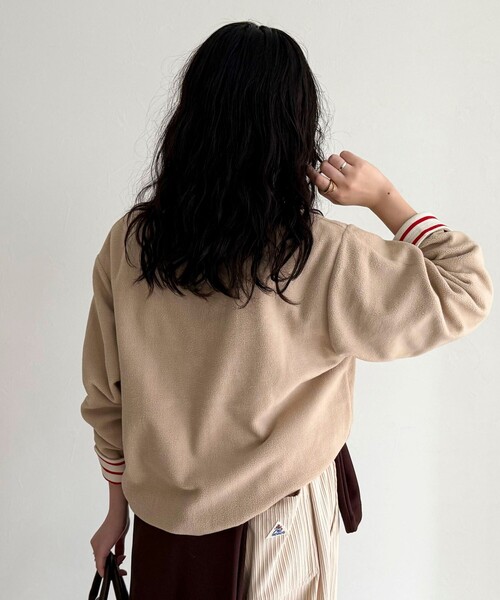 GEVACO（ゲバコ）の「【2WAY仕様】【GEVACO/ゲバコ】裏フリースボートネックTシャツ（Tシャツ/カットソー・レディース・ブルー系その他/ブルー系その他6/ピンク系その他/ブラック系その他・38）」の10枚目の写真