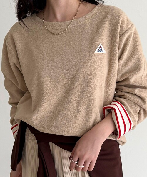 GEVACO（ゲバコ）の「【2WAY仕様】【GEVACO/ゲバコ】裏フリースボートネックTシャツ（Tシャツ/カットソー・レディース・ブルー系その他/ブルー系その他6/ピンク系その他/ブラック系その他・38）」の11枚目の写真