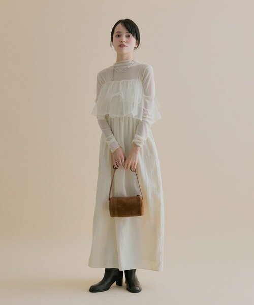 mystic チュールキャミワンピースSET セール】[森川企画/オケージョンアイテム]チュールキャミワンピースSET