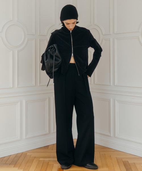 CREDONA（クレドナ）の「KNIT BEANIE/ニットビーニー（ニットキャップ/ビーニー・レディース・ブラウン/ブラック/グレー/アイボリー・FREE）」の12枚目の写真