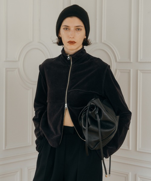 CREDONA（クレドナ）の「KNIT BEANIE/ニットビーニー（ニットキャップ/ビーニー・レディース・ブラウン/ブラック/グレー/アイボリー・FREE）」の5枚目の写真