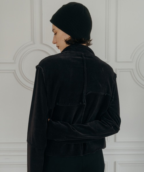 CREDONA（クレドナ）の「KNIT BEANIE/ニットビーニー（ニットキャップ/ビーニー・レディース・ブラウン/ブラック/グレー/アイボリー・FREE）」の11枚目の写真