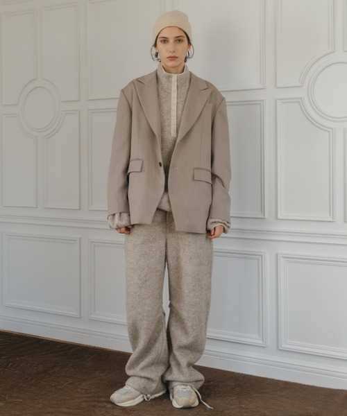 CREDONA（クレドナ）の「KNIT BEANIE/ニットビーニー（ニットキャップ/ビーニー・レディース・ブラウン/ブラック/グレー/アイボリー・FREE）」の22枚目の写真