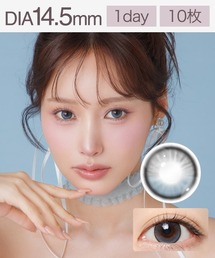 Mifee（ミフェ）の「ミフェ ワンデー シャルムブルー (10枚入り)（コンタクトレンズ・カラコン）」