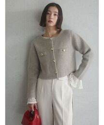 LAGUNAMOON | CHNラクーンニットジャケット(テーラードジャケット)