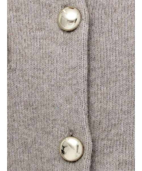 LAGUNAMOON（ラグナムーン）の「CHNラクーンニットジャケット（テーラードジャケット・レディース・ピンク/ベージュ/ネイビー・FREE）」の12枚目の写真