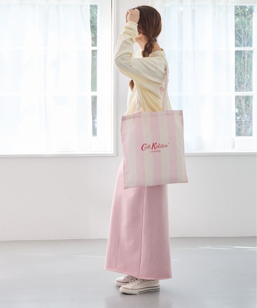 Cath Kidston（キャスキッドソン）の「トートバッグ Pink Stripe（トートバッグ・レディース・ベビーピンク・FREE）」の8枚目の写真
